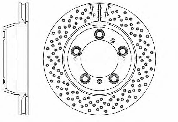 Woking D61146.10 Rear ventilated brake disc D6114610: Buy near me at 2407.PL in Poland at an Affordable price!