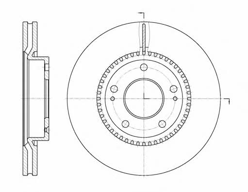 Woking D6663.10 Innenbelüftete Bremsscheibe vorne D666310: Kaufen Sie zu einem guten Preis in Polen bei 2407.PL!