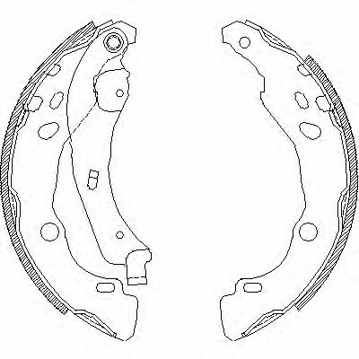 Woking Z4152.00 Brake shoe set Z415200: Buy near me in Poland at 2407.PL - Good price!