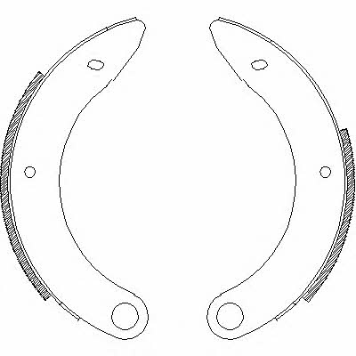 Woking Z4200.00 Brake shoe set Z420000: Buy near me in Poland at 2407.PL - Good price!