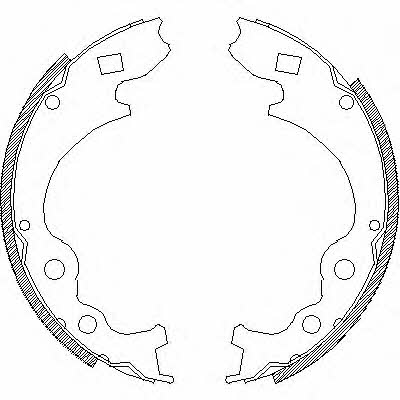 Woking Z4364.00 Brake shoe set Z436400: Buy near me in Poland at 2407.PL - Good price!