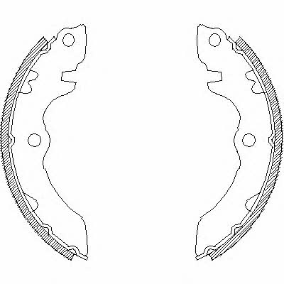 Woking Z4392.00 Brake shoe set Z439200: Buy near me in Poland at 2407.PL - Good price!