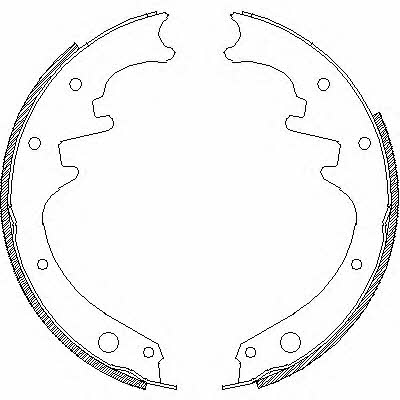 Woking Z4658.00 Brake shoe set Z465800: Buy near me in Poland at 2407.PL - Good price!