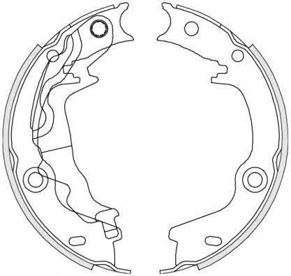 Woking Z4676.00 Parking brake shoes Z467600: Buy near me in Poland at 2407.PL - Good price!