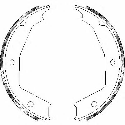 Woking Z4705.00 Parking brake shoes Z470500: Buy near me in Poland at 2407.PL - Good price!