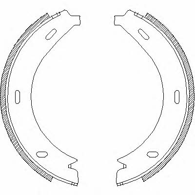 Woking Z4713.01 Parking brake shoes Z471301: Buy near me at 2407.PL in Poland at an Affordable price!