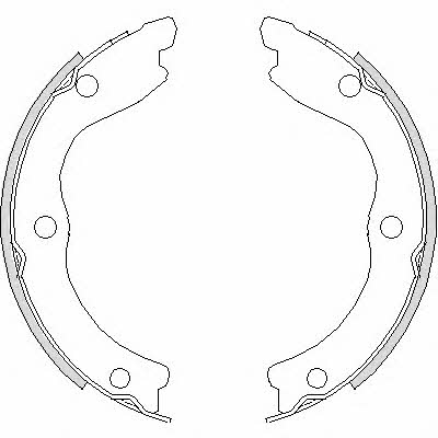 Woking Z4736.00 Parking brake shoes Z473600: Buy near me in Poland at 2407.PL - Good price!