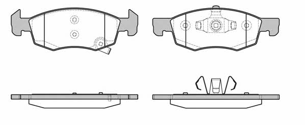 Woking P17343.02 Brake Pad Set, disc brake P1734302: Buy near me in Poland at 2407.PL - Good price!