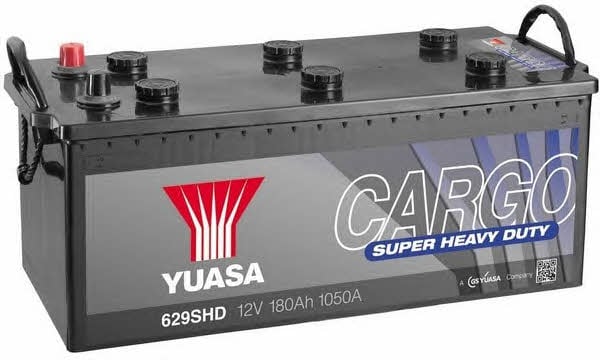 Yuasa 629SHD Battery Yuasa Cargo Super Heavy Duty 12V 180AH 1050A(EN) L+ 629SHD: Buy near me in Poland at 2407.PL - Good price!