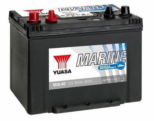 Yuasa M26-80 Battery Yuasa Marine 12V 80AH 450A(EN) L+ M2680: Buy near me at 2407.PL in Poland at an Affordable price!