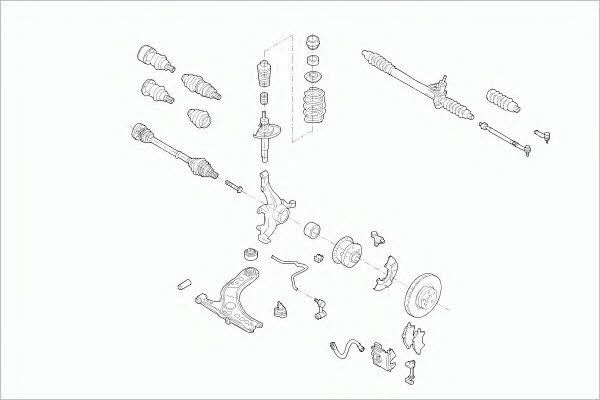 ZF Parts VW-GOLF-FZ016 Zwrotnica VWGOLFFZ016: Dobra cena w Polsce na 2407.PL - Kup Teraz!