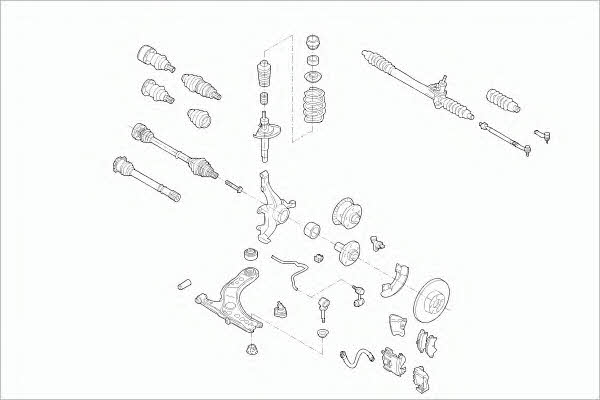 ZF Parts VW-GOLF-FZ021 Zwrotnica VWGOLFFZ021: Dobra cena w Polsce na 2407.PL - Kup Teraz!