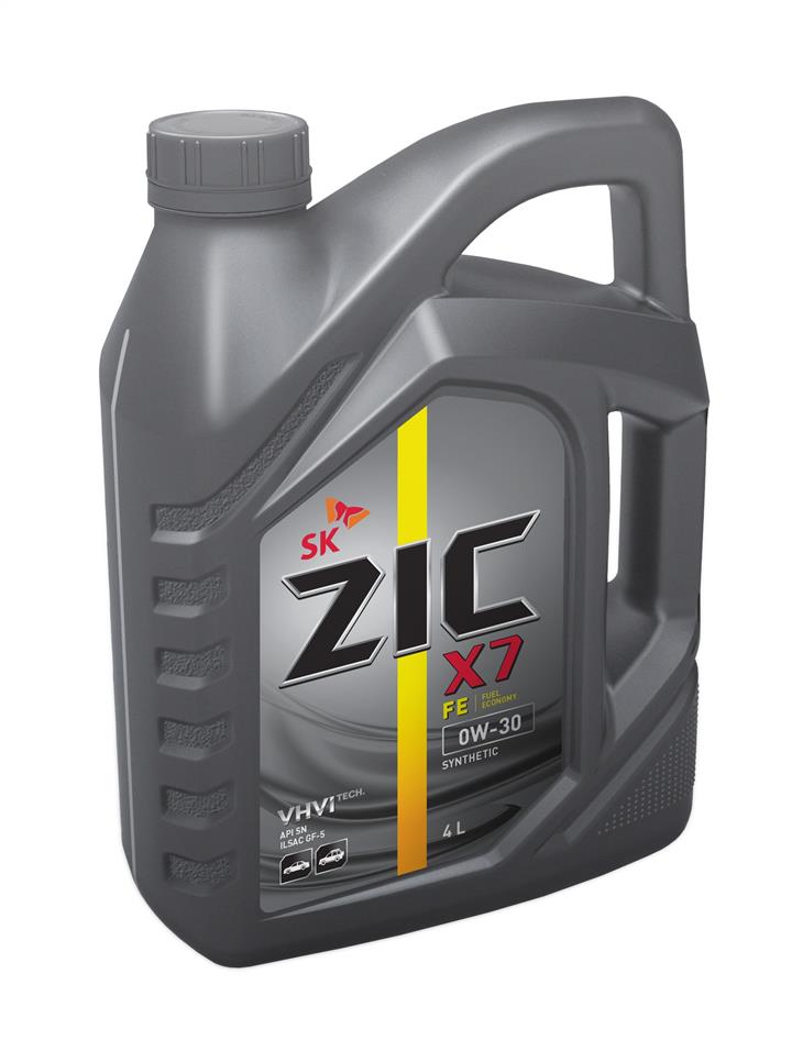 Olej silnikowy ZIC X7 FE 0W-30, 4L ZIC 162616