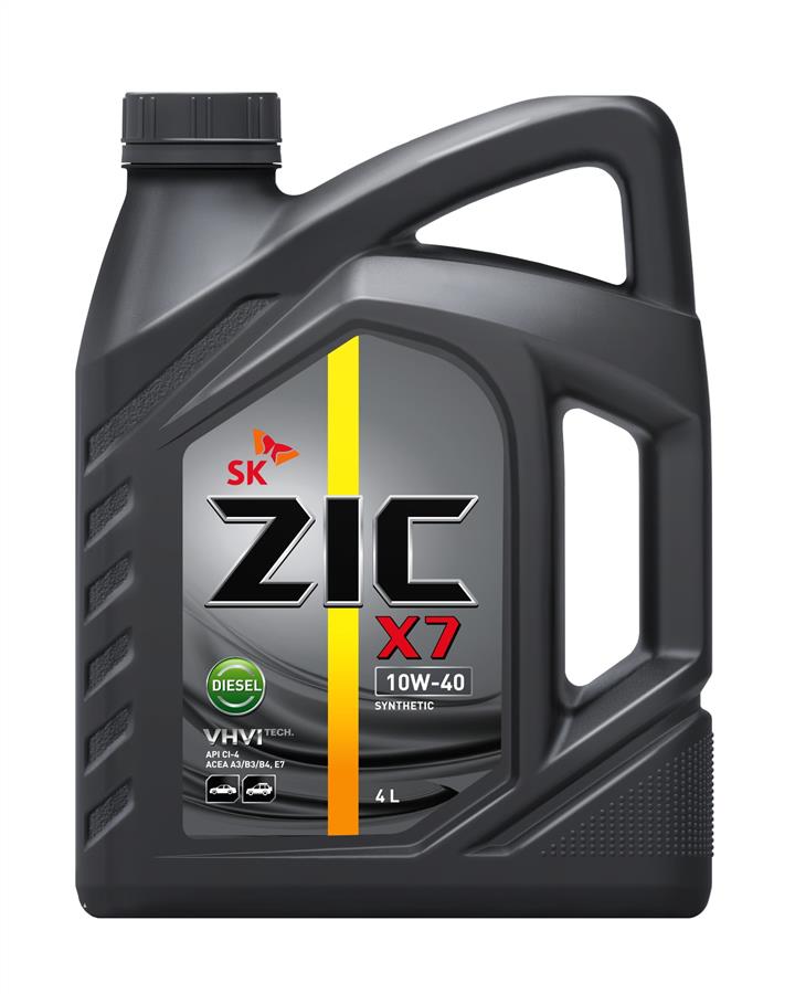 Olej silnikowy ZIC X7 Diesel 10W-40, 4L ZIC 162607