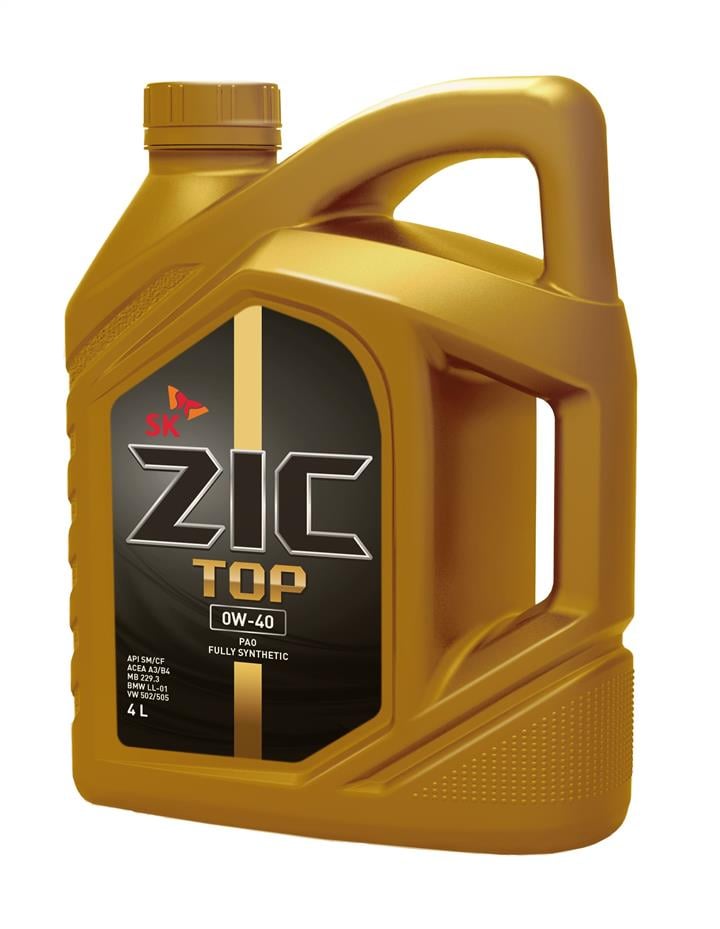 ZIC 162611 Моторное масло ZIC Top 0W-40, 4л 162611: Купить в Польше - Отличная цена на 2407.PL!