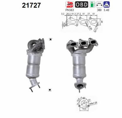 As 21727 Catalytic Converter 21727: Buy near me at 2407.PL in Poland at an Affordable price!