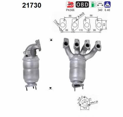 As 21730 Catalytic Converter 21730: Buy near me in Poland at 2407.PL - Good price!