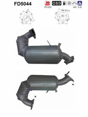 As FD5044 Filtr cząstek stałych DPF FD5044: Dobra cena w Polsce na 2407.PL - Kup Teraz!