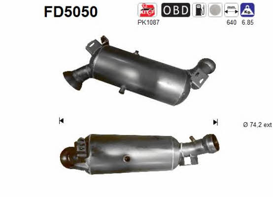 As FD5050 Dieselpartikelfilter DPF FD5050: Kaufen Sie zu einem guten Preis in Polen bei 2407.PL!