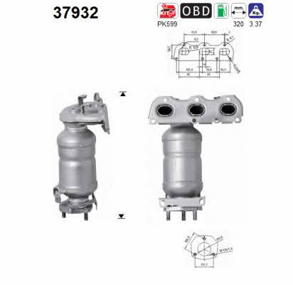 As 37932 Catalytic Converter 37932: Buy near me in Poland at 2407.PL - Good price!