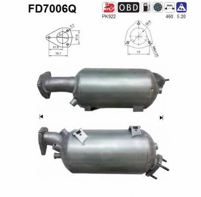 As FD7006Q Dieselpartikelfilter DPF FD7006Q: Kaufen Sie zu einem guten Preis in Polen bei 2407.PL!