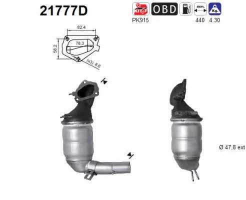 As 21777D Catalytic Converter 21777D: Buy near me in Poland at 2407.PL - Good price!