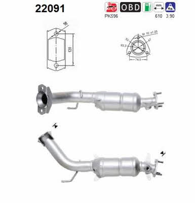 As 22091 Katalysator 22091: Kaufen Sie zu einem guten Preis in Polen bei 2407.PL!