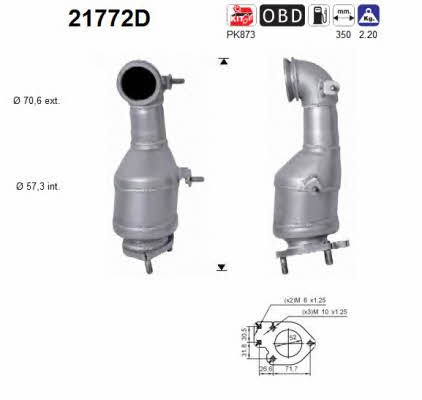 As 21772D Catalytic Converter 21772D: Buy near me in Poland at 2407.PL - Good price!