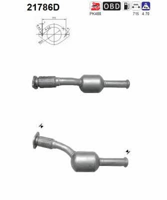 As 21786D Catalytic Converter 21786D: Buy near me in Poland at 2407.PL - Good price!