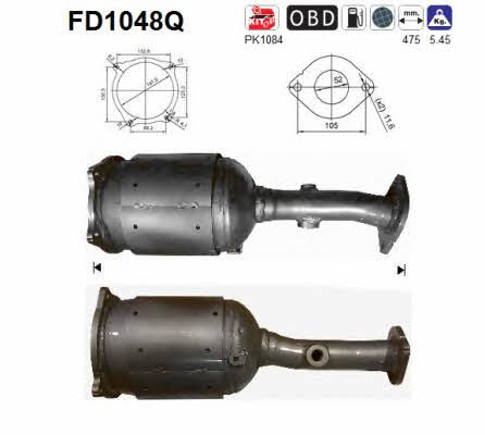 As FD1048Q Diesel particulate filter DPF FD1048Q: Buy near me at 2407.PL in Poland at an Affordable price!