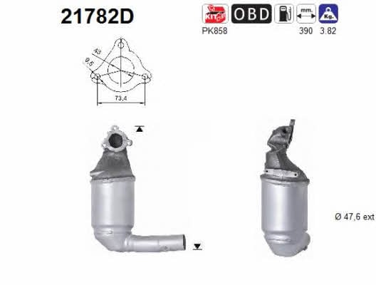 As 21782D Catalytic Converter 21782D: Buy near me in Poland at 2407.PL - Good price!