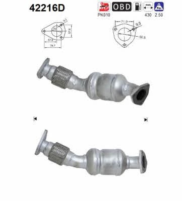 As 42216D Catalytic Converter 42216D: Buy near me in Poland at 2407.PL - Good price!