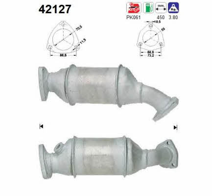 As 42127 Catalytic Converter 42127: Buy near me in Poland at 2407.PL - Good price!