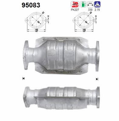 As 95083 Catalytic Converter 95083: Buy near me in Poland at 2407.PL - Good price!