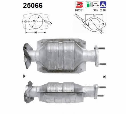 As 25066 Catalytic Converter 25066: Buy near me in Poland at 2407.PL - Good price!