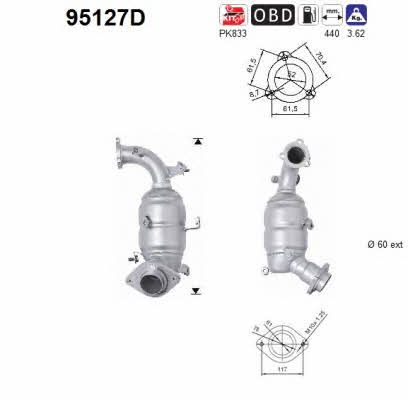 As 95127D Katalizator 95127D: Dobra cena w Polsce na 2407.PL - Kup Teraz!