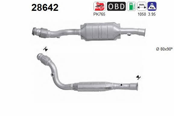 As 28642 Catalytic Converter 28642: Buy near me in Poland at 2407.PL - Good price!