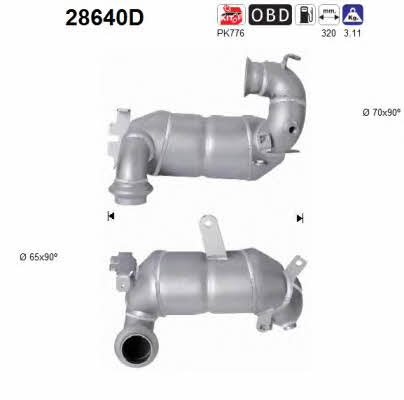 As 28640D Catalytic Converter 28640D: Buy near me in Poland at 2407.PL - Good price!