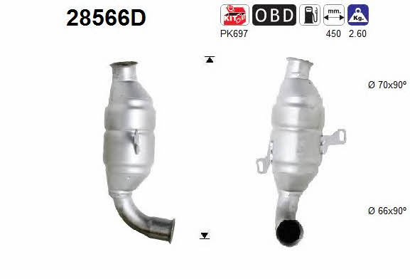 As 28566D Катализатор 28566D: Отличная цена - Купить в Польше на 2407.PL!