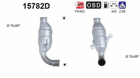 As 15782D Catalytic Converter 15782D: Buy near me in Poland at 2407.PL - Good price!
