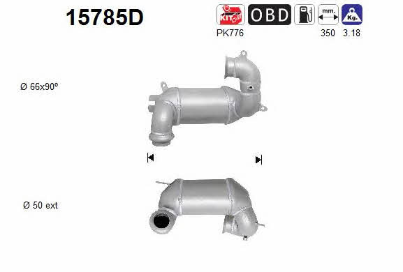 As 15785D Catalytic Converter 15785D: Buy near me in Poland at 2407.PL - Good price!