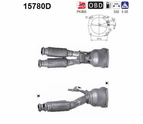 As 15780D Catalytic Converter 15780D: Buy near me in Poland at 2407.PL - Good price!