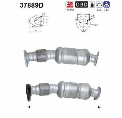 As 37889D Catalytic Converter 37889D: Buy near me in Poland at 2407.PL - Good price!