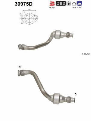 As 30975D Catalytic Converter 30975D: Buy near me in Poland at 2407.PL - Good price!