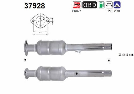 As 37928 Catalytic Converter 37928: Buy near me in Poland at 2407.PL - Good price!