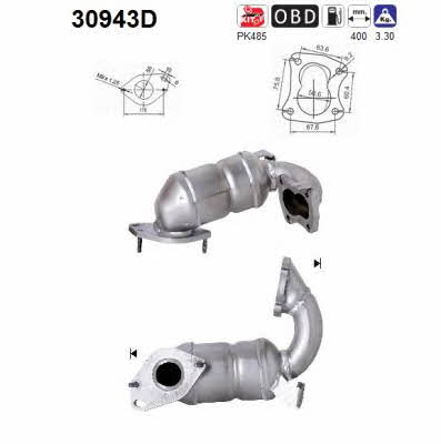 As 30943D Catalytic Converter 30943D: Buy near me in Poland at 2407.PL - Good price!