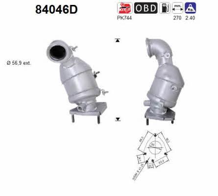 As 84046D Catalytic Converter 84046D: Buy near me in Poland at 2407.PL - Good price!