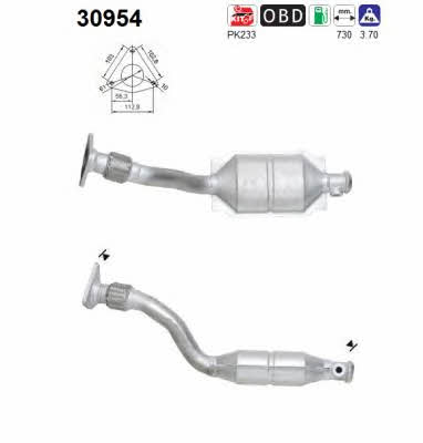 As 30954 Catalytic Converter 30954: Buy near me in Poland at 2407.PL - Good price!