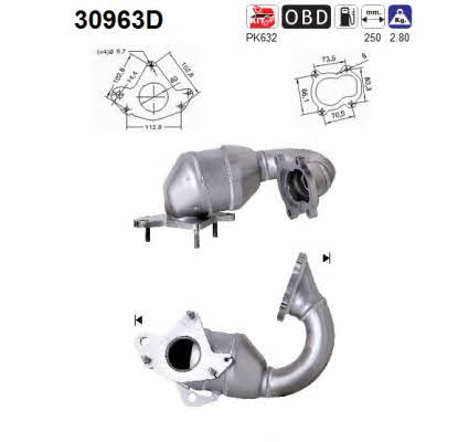 As 30963D Catalytic Converter 30963D: Buy near me in Poland at 2407.PL - Good price!