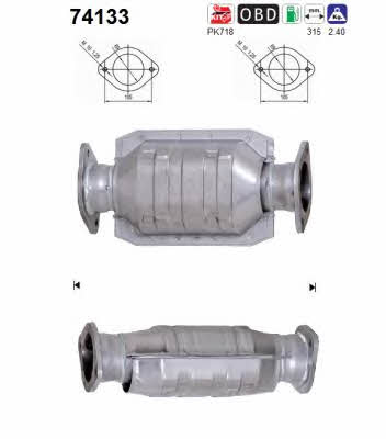 As 74133 Catalytic Converter 74133: Buy near me in Poland at 2407.PL - Good price!